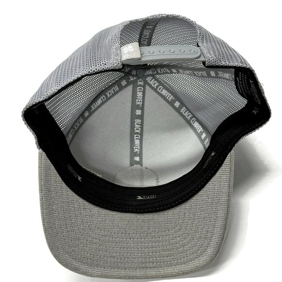 Black‎ Clover Live Lucky Snapback Hat Gray 110 Flex Tech Yupoong Stretch - Picture 6 of 10